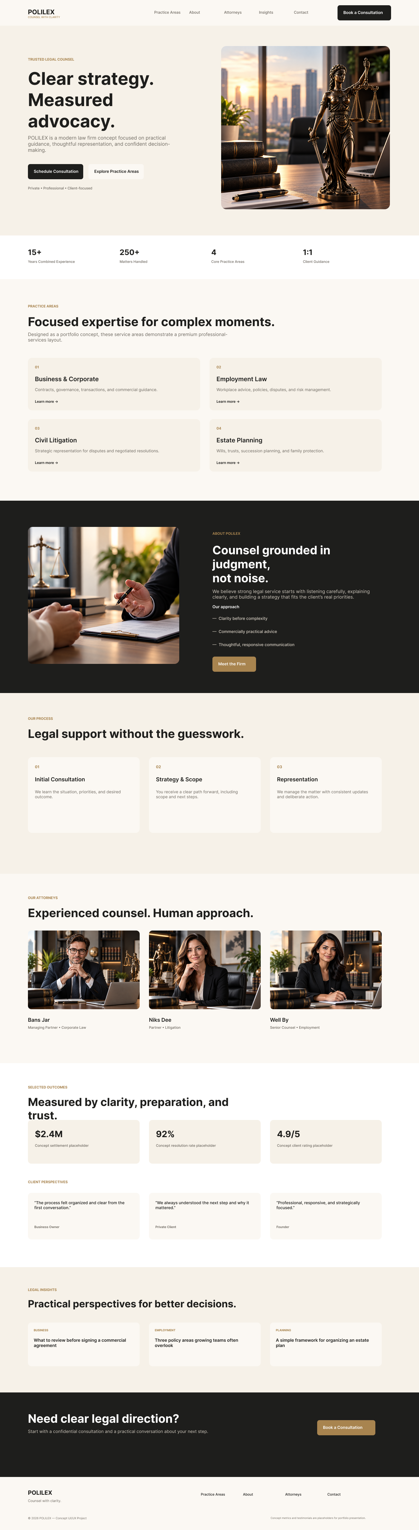 POLILEX final interface design