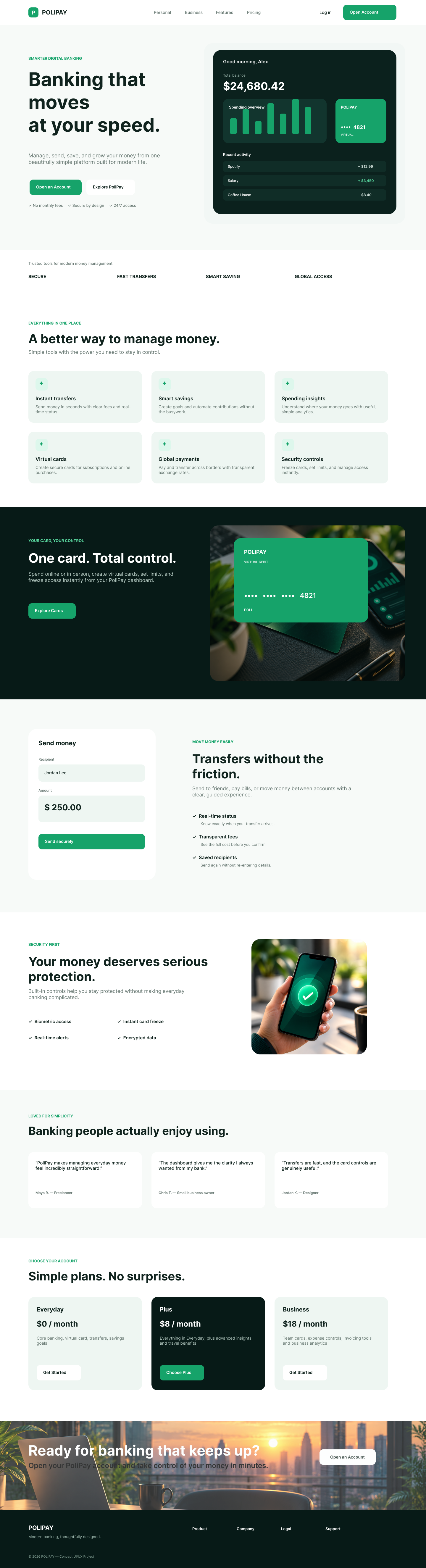 POLIPAY final interface design